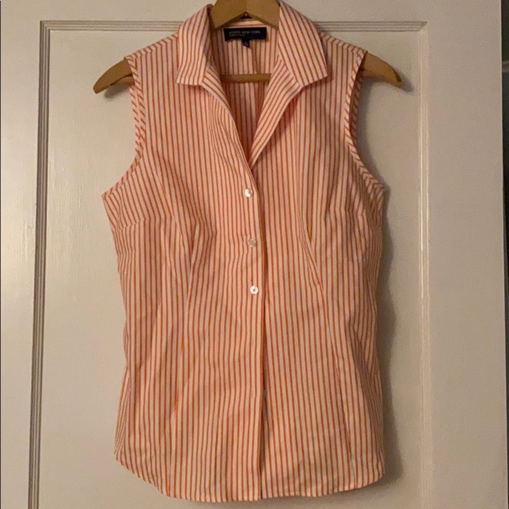 Jones New York pinstripe dress tank